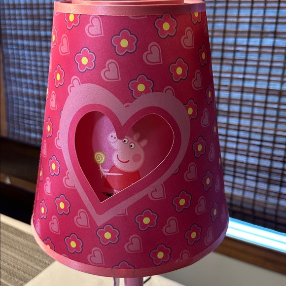 Vintage 2003 Peppa pig double shade lamp pink - Picture 4 of 7